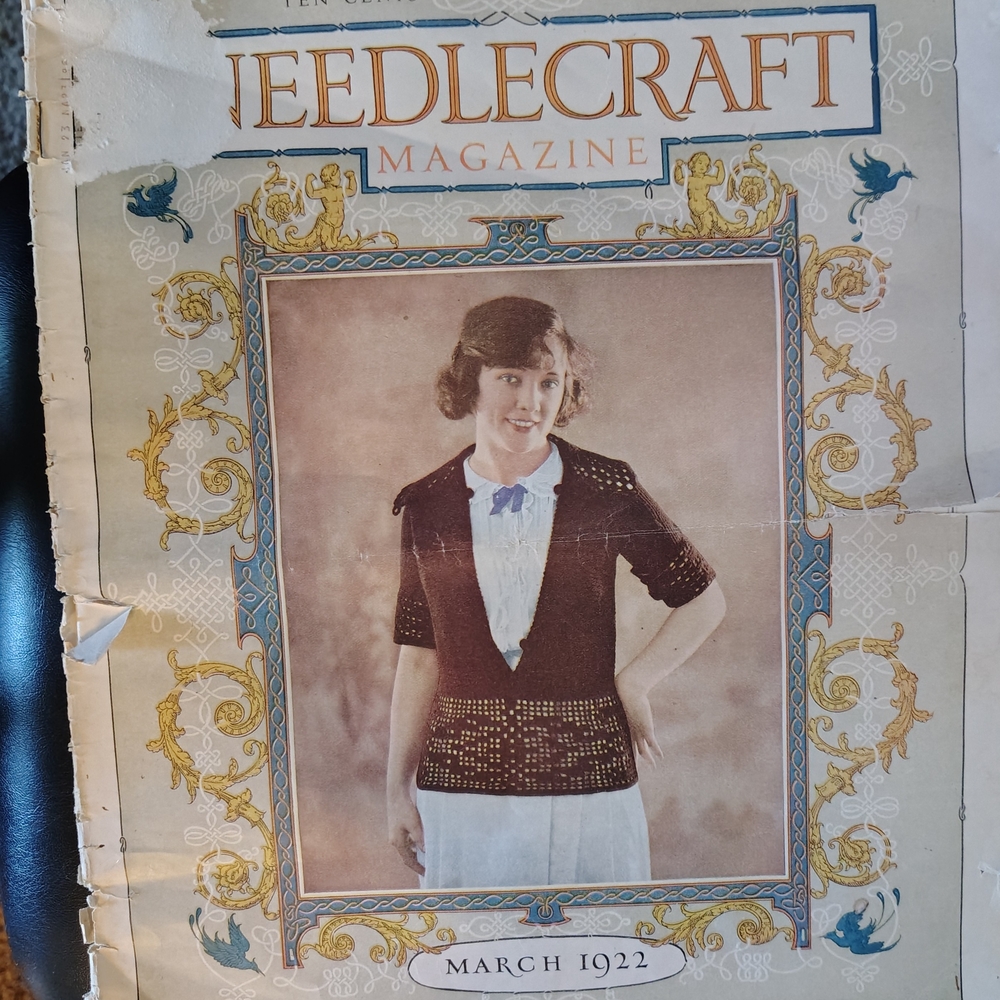 Vintage Needlecraft Magazine - March 1922 Edition